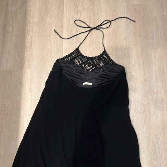BLACK CROCHET SLIP DRESS FOR SUMMER! Anthropologie Brand. - Picture 3 of 4